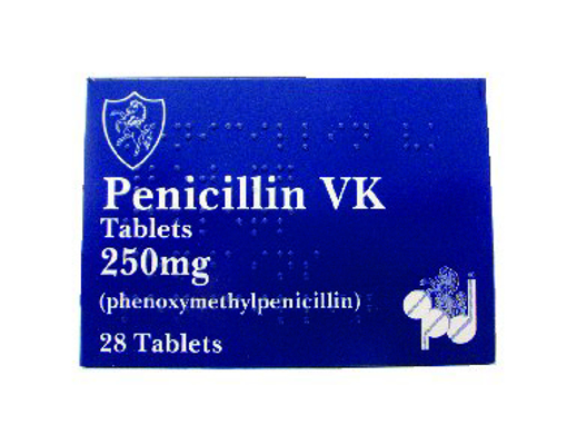 Picture of Penicillin VK 250mg 28 Tablets (POM)