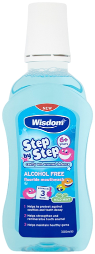 Picture of Wisdom Step by Step MOUTHWASH 300ml