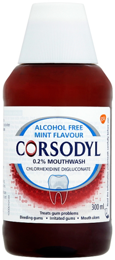 Picture of Corsodyl (300ml) ALCOHOL FREE Mint