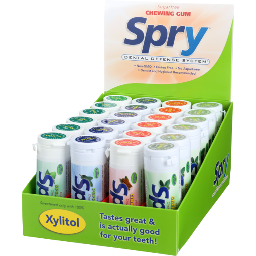 Picture of Spry CHEWING GUM Mixed Display of 24