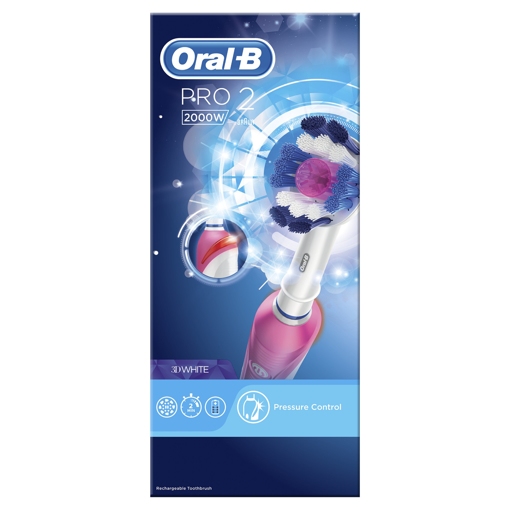 Picture of Oral B PRO 2 PINK 3D White (Li ION)