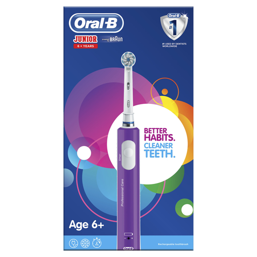 Picture of Oral B Junior Purple 6+ Elec Toothbrush