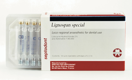Picture of Lignospan Special 2% Cartridges 50pk