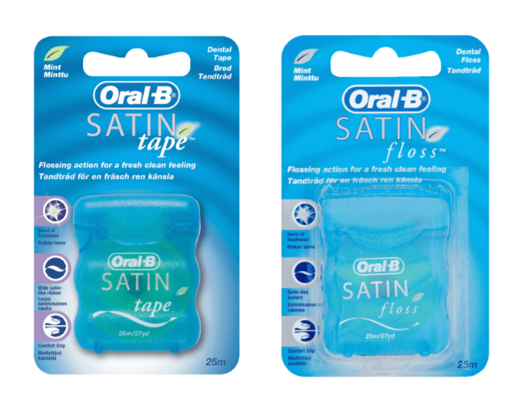Picture of Oral-B Satin Floss & Tape (25m)
