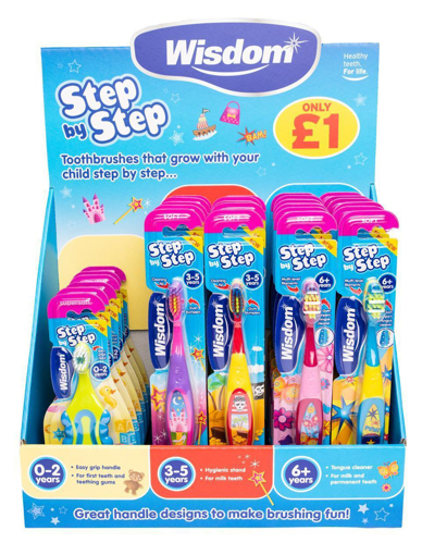 Picture of Wisdom Step by Step Toothbrush Display