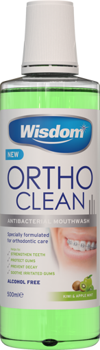 Picture of Wisdom ORTHO CLEAN Mouthwash 500ml