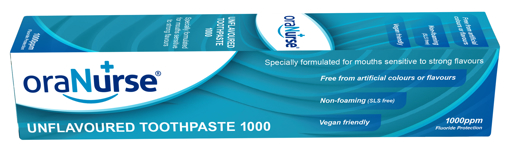 Picture of OraNurse 1000ppm Unflavoured 50ml Toothpaste