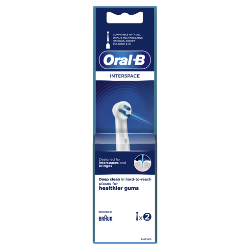 Picture of Oral-B INTERSPACE Twin Heads (IP17-2)