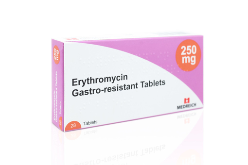Picture of Erythromycin 250mg Tablets (28)