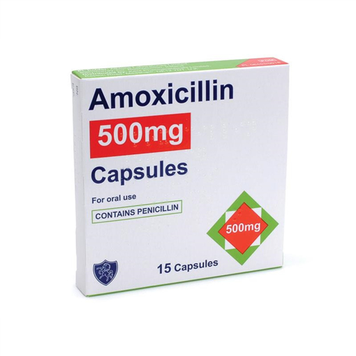 Picture of Amoxicillin 500mg 15 Capsules (POM)