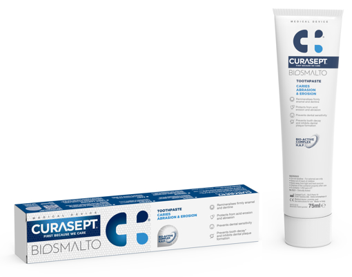 Picture of Curasept Biosmalto Toothpaste (C,A&E)  75ml