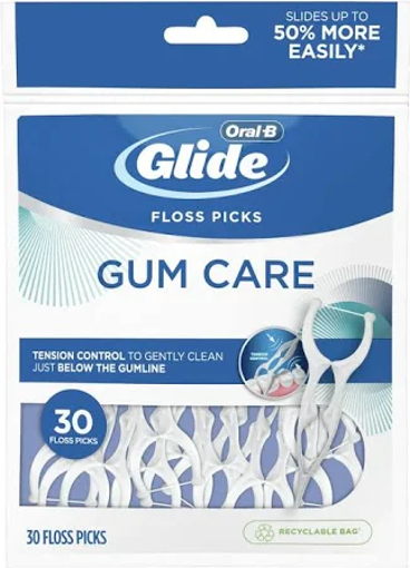 Picture of Oral-B Glide GUM CARE Picks (30 Bag)