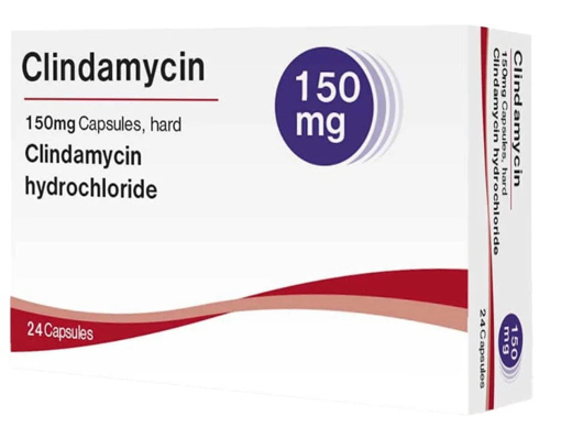 Picture of Clindamycin 150mg 24 Capsules (POM)